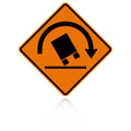 MUTCD W1-13R Truck Rollover