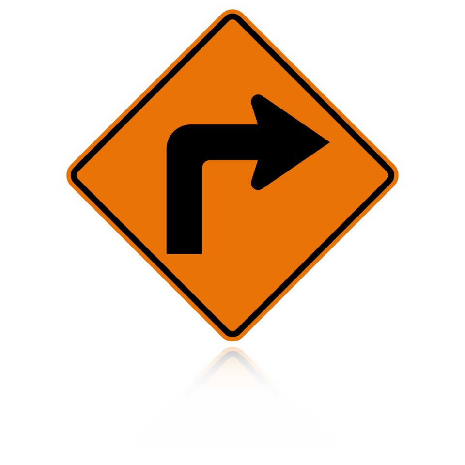 MUTCD W1-1R Turn Right