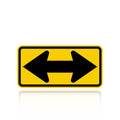 MUTCD W1-7 Two Direction Large Arrow