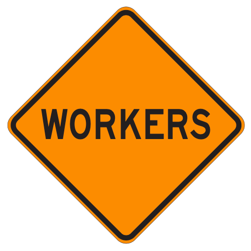 MUTCD W2-1a Workers