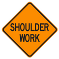 MUTCD W21-5 Shoulder Work