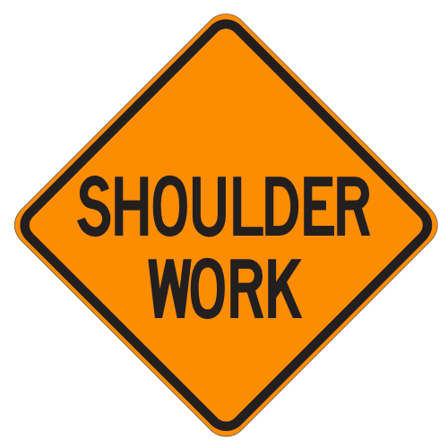 MUTCD W21-5 Shoulder Work