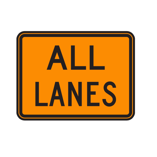 MUTCD W24-1cP All Lanes