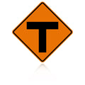 MUTCD W2-4 T- Intersection