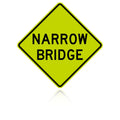 MUTCD W5-2 Narrow Bridge