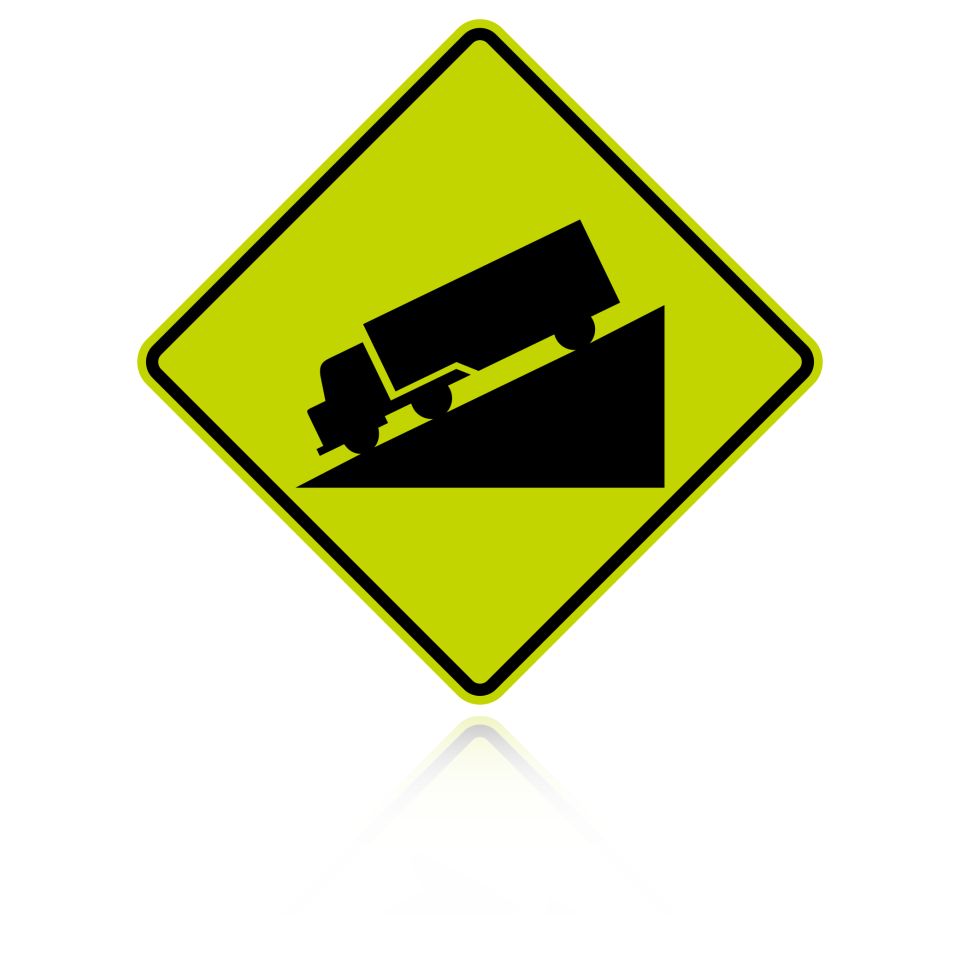 MUTCD W7-1 Hill