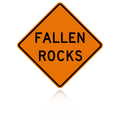 MUTCD W8-14 Fallen Rocks