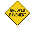 MUTCD W8-15 Grooved Pavement
