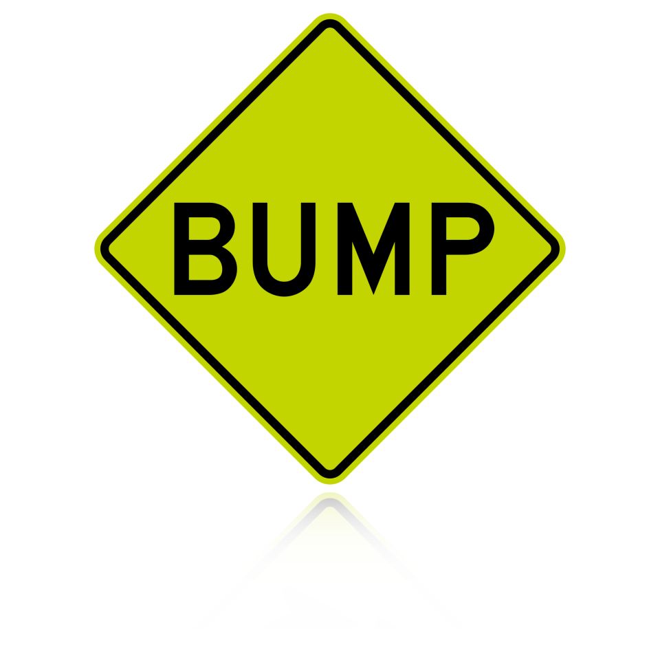 MUTCD W8-1 Bump Sign