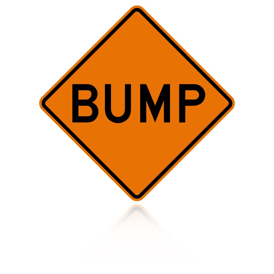 MUTCD W8-1 Bump Sign