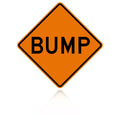 MUTCD W8-1 Bump Sign