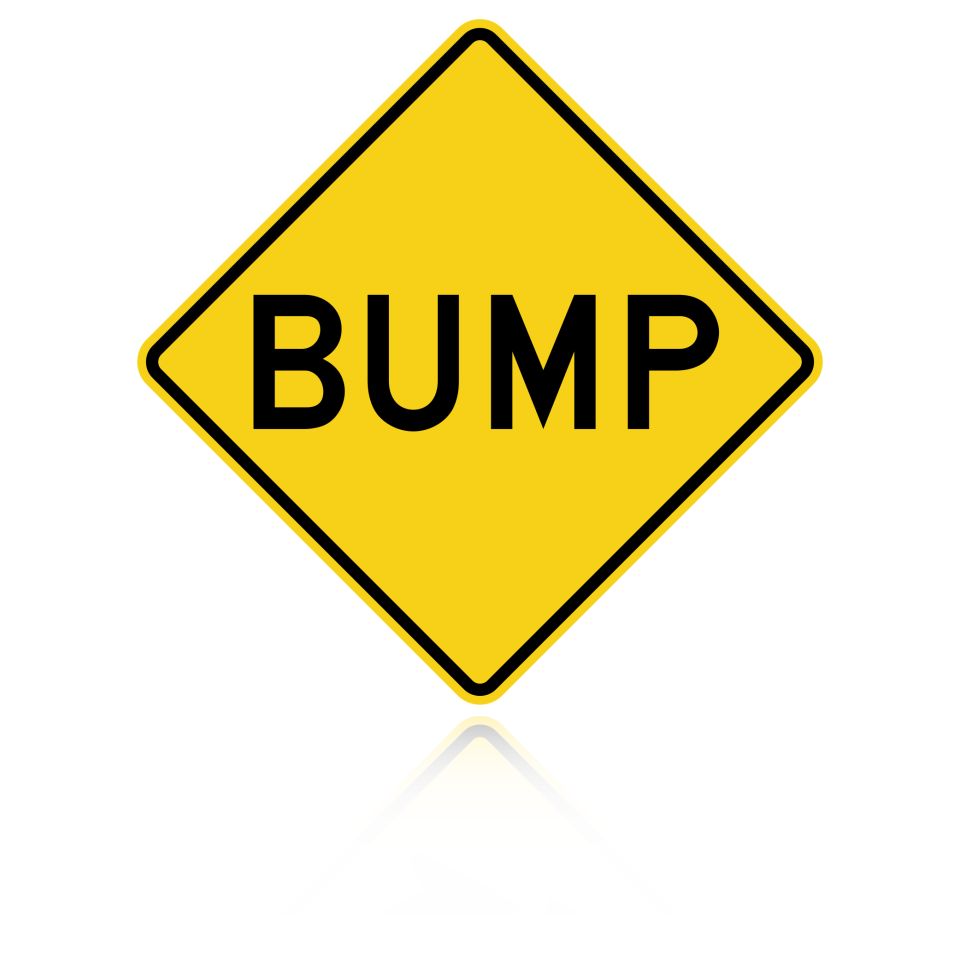 MUTCD W8-1 Bump Sign