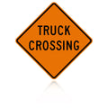 MUTCD W8-6 Truck Crossing