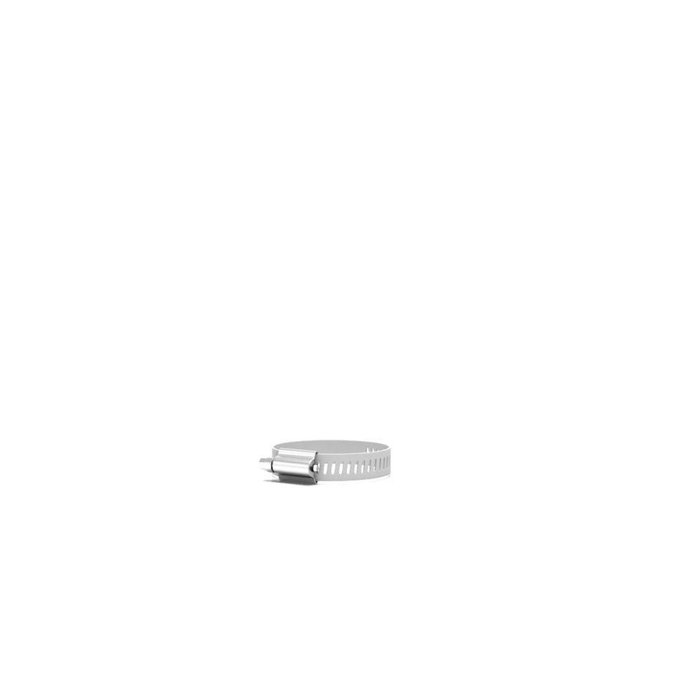 Stainless Steel Worm/Hose Clamp - 0.8" to 1.7"