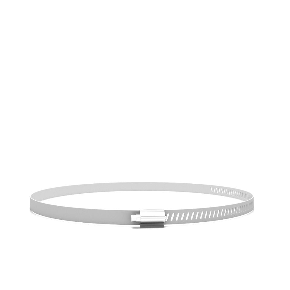 Stainless Steel Worm/Hose Clamp - 9.9" to 10.8"