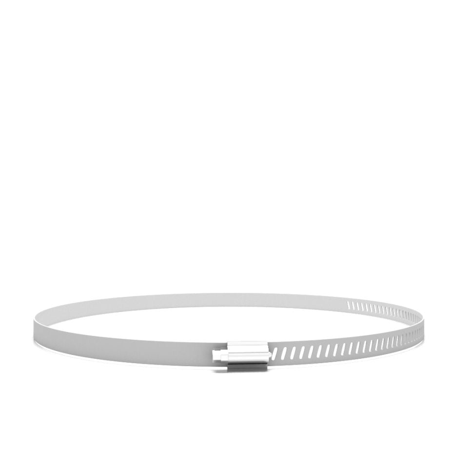 Stainless Steel Worm/Hose Clamp - 10.6" to 11.5"