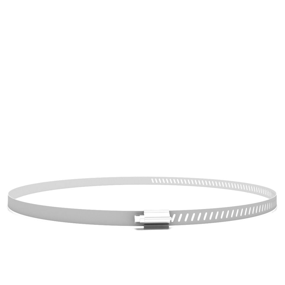 Stainless Steel Worm/Hose Clamp - 11.4" to 12.2"