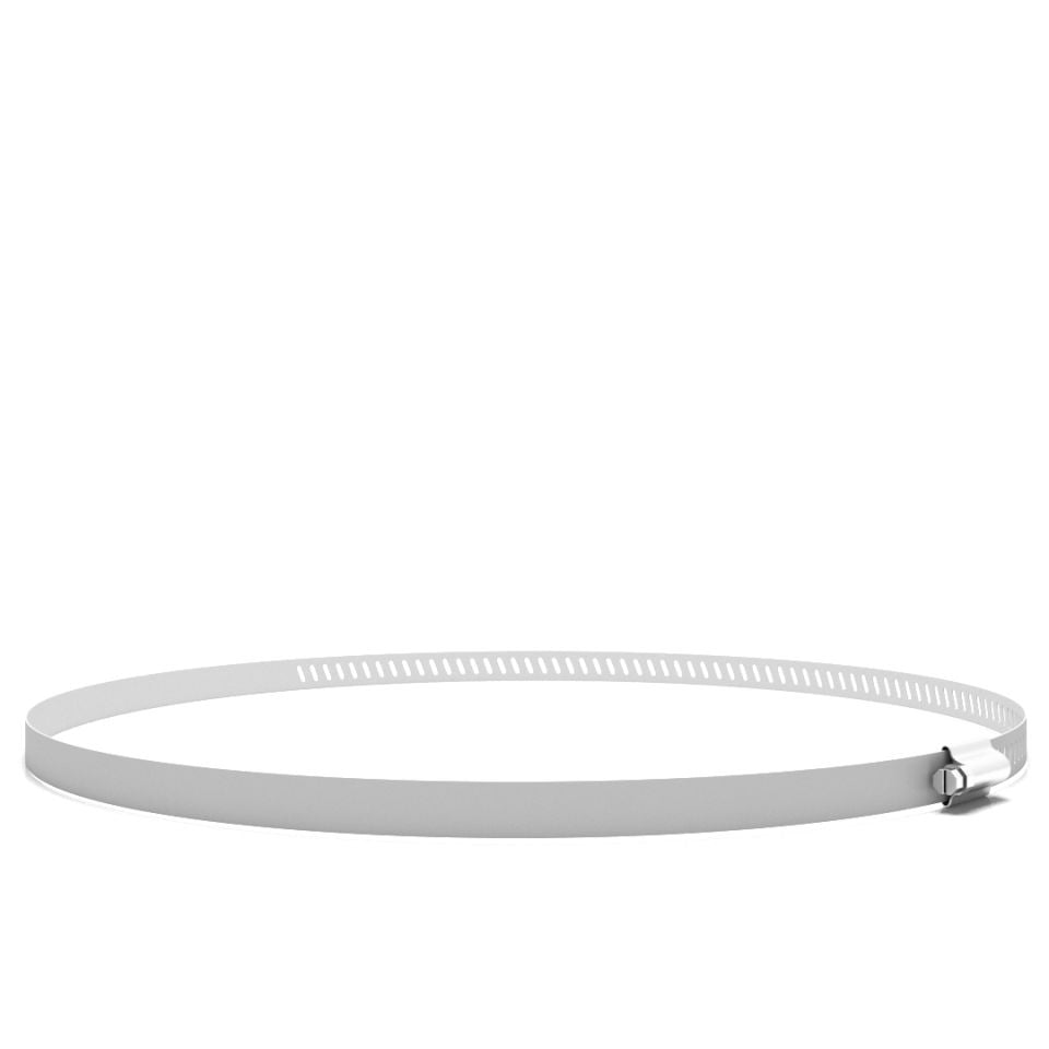 Stainless Steel Worm/Hose Clamp - 11.4" to 12.2"