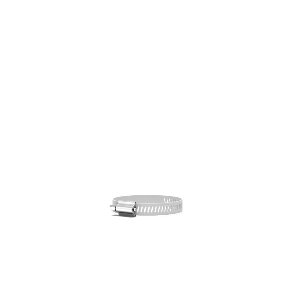 Stainless Steel Worm/Hose Clamp - 1.6" to 2.5"