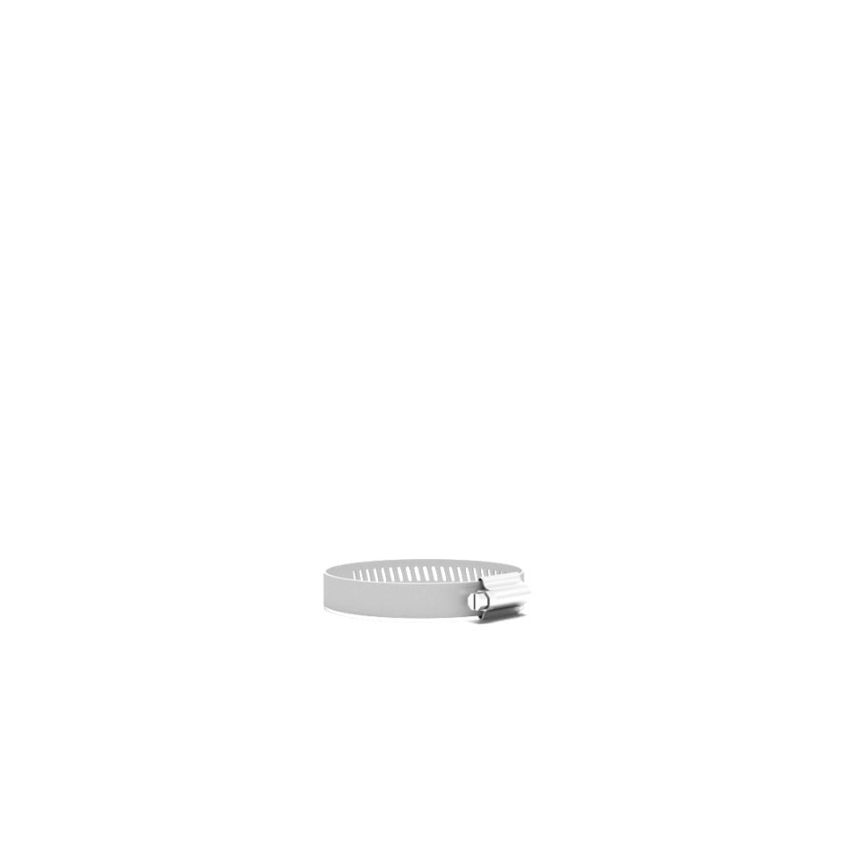 Stainless Steel Worm/Hose Clamp - 1.6" to 2.5"