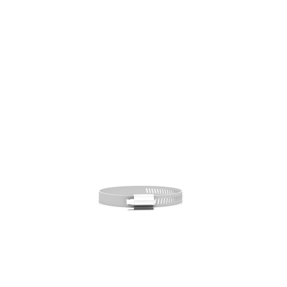 Stainless Steel Worm/Hose Clamp - 2.3" to 3.2"