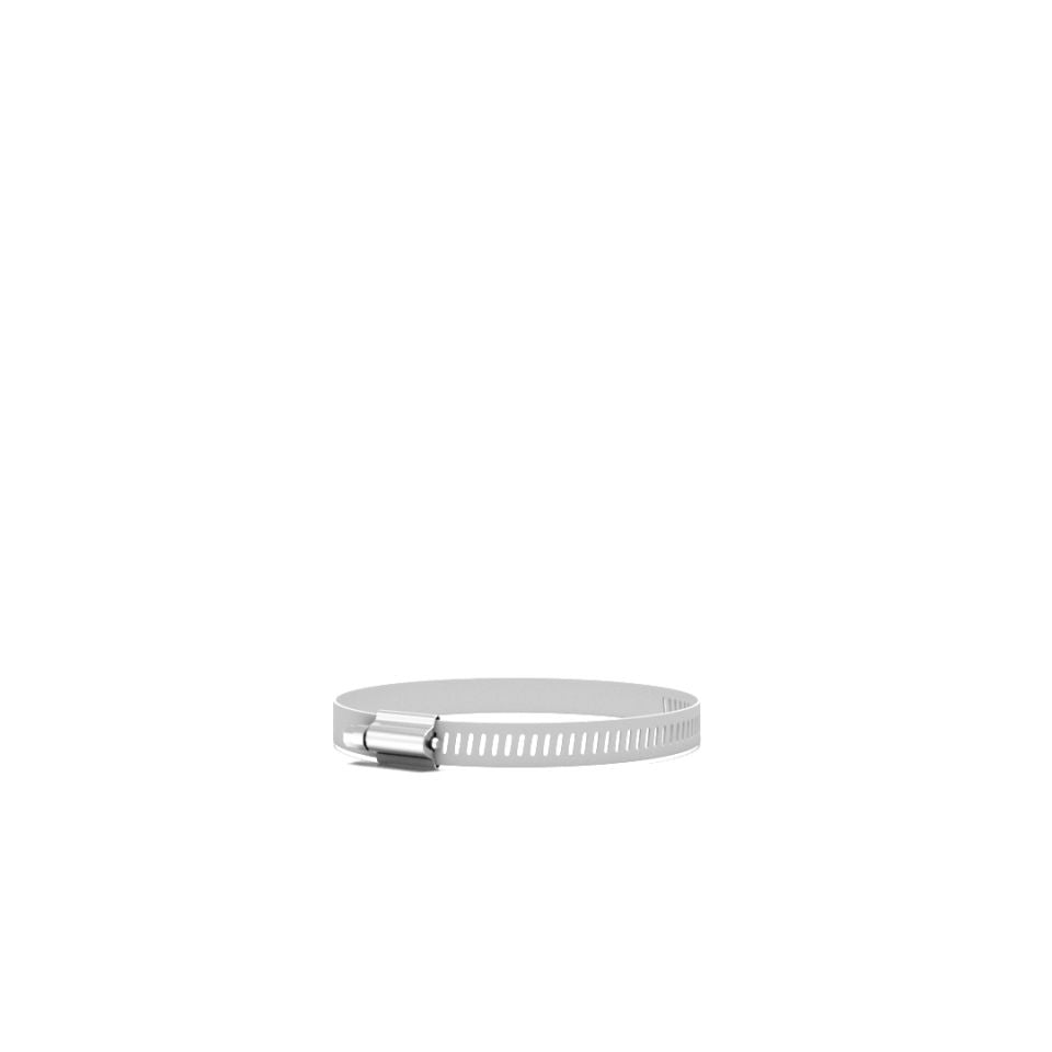 Stainless Steel Worm/Hose Clamp - 3" to 4"