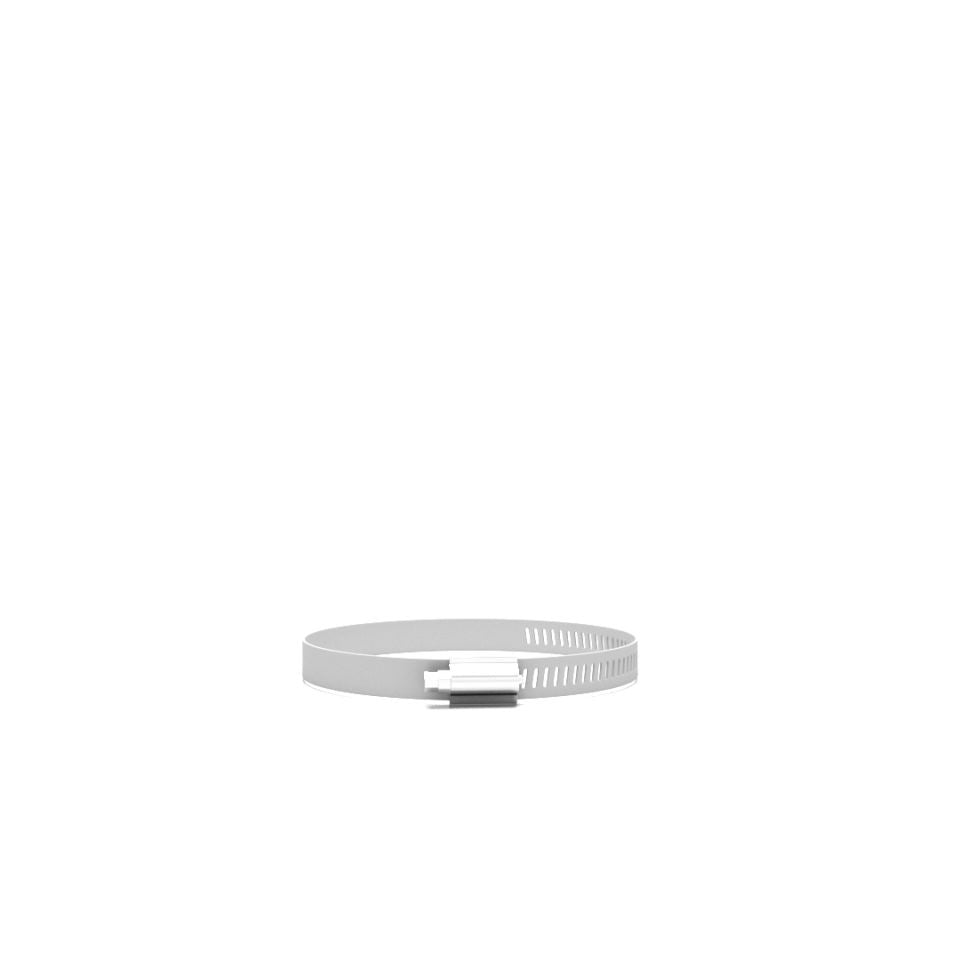 Stainless Steel Worm/Hose Clamp - 3" to 4"
