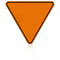 Custom Triangle Shape Sign