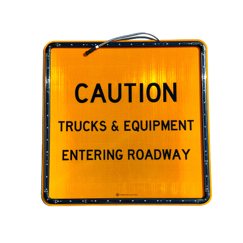 Helios Series Custom Square Shape Solar Flashing Sign