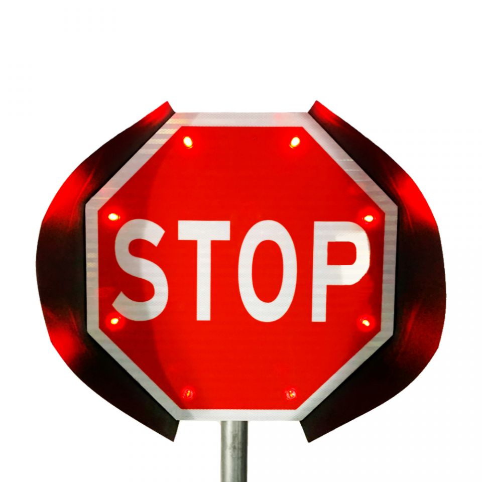 Side Blinders for Stop Signs