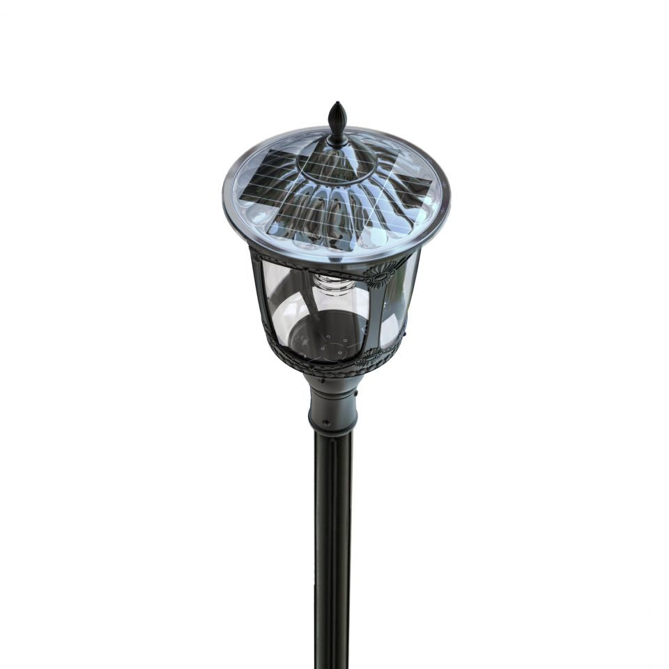 20W Solar Powered LED Pole Light for Outdoor Spaces